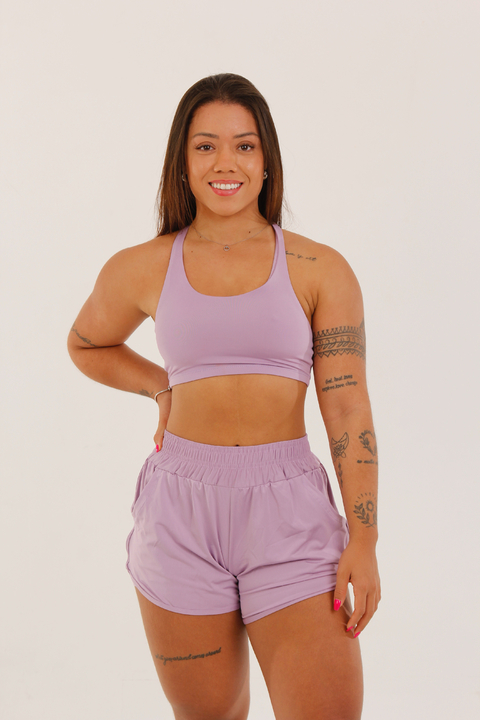 Top Comfy Lilás Pastel