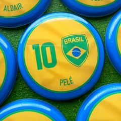 Brasil Legends - Vidrilha 45mm - Botões Pro Gol