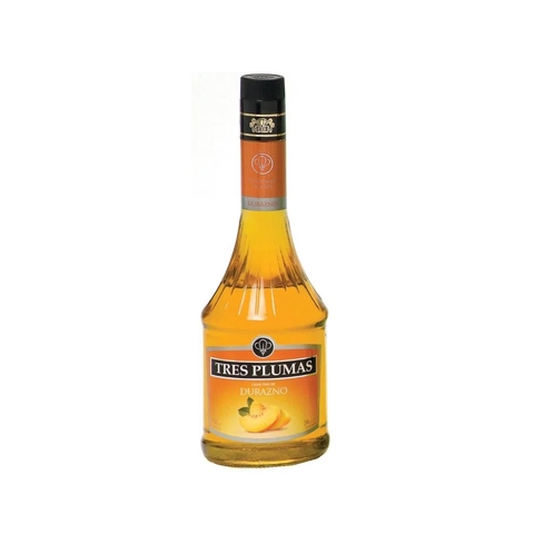 LICOR DURAZNO TRES PLUMAS