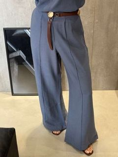 CALÇA ALFAIATARIA PANTALONA FLAME AZUL AIR na internet