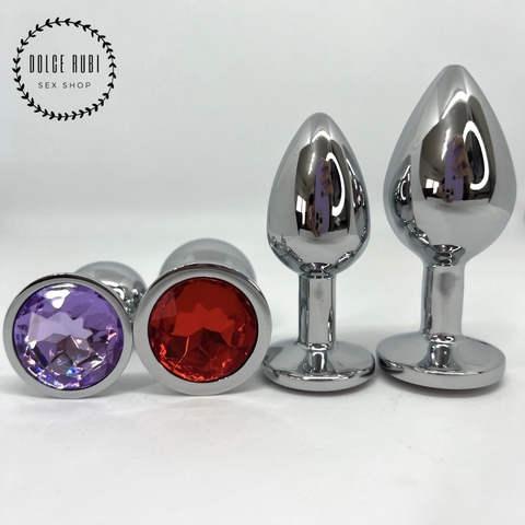 Plug aluminio circulo.