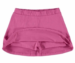 SAIA SHORTS INFANTIL MENINA CINTURA MÉDIA EM ALGODÃO MALWEE KIDS ROSA