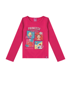 BLUSA PRINCESAS MEIA MALHA MENINA MALWEE - comprar online