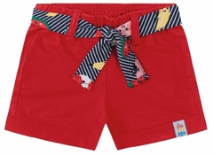 Shorts Menina Zig Zig Zaa Vermelho - comprar online