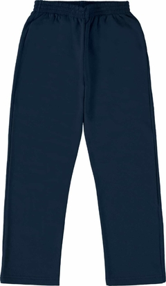 CALÇA INFANTIL MENINO MOLETOM FLANELADO MALWEE KIDS AZUL MARINHO na internet