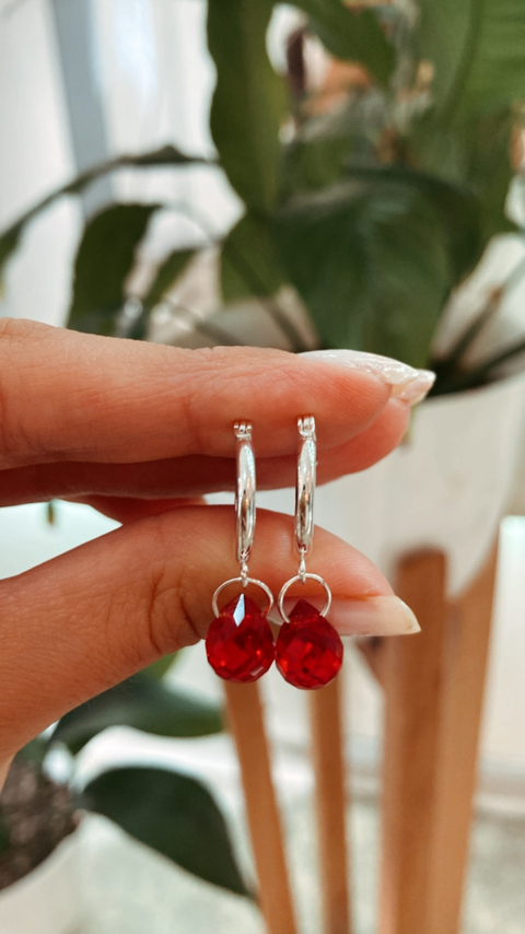 AROS GOTA DISCO ROJO