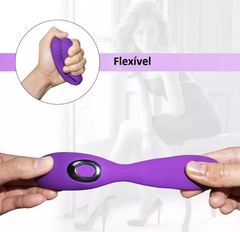 Vibrador de Casal Recarregável Roxo na internet
