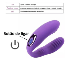 Vibrador de Casal Recarregável Roxo - Srta Luxúria
