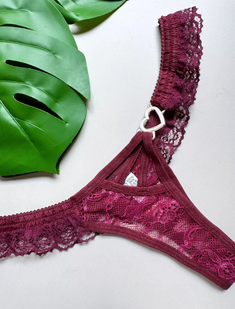 Calcinha Sexy Coração Romance - comprar online