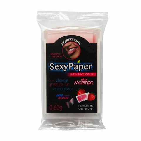 Sexy Paper Sensations Lâminas Refrescantes Comestíveis Zero Açúcar Danilla Foods