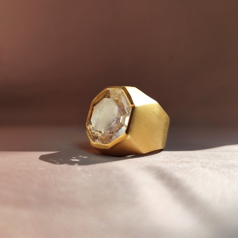 Anel Triz | Quartzo Cristal