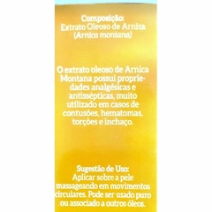 Extrato Oleoso de Arnica 30ml Gabea - comprar online