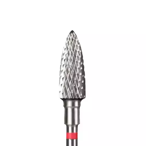 Broca de Tungstênio Tipo Chama - Staleks Pro - Vermelha - FT10R050/13.5