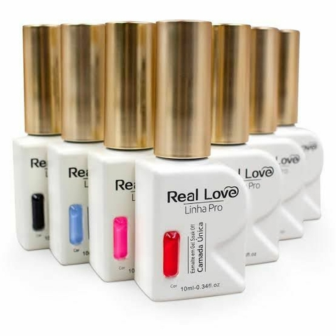 Esmaltes em Gel Real Love - Camada Unica