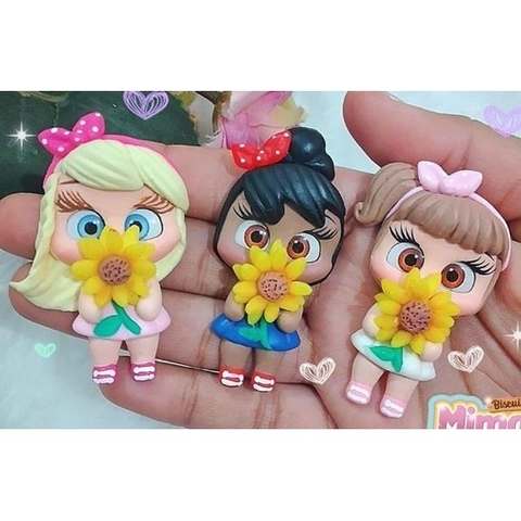 Kit Ejetor mini margarida com 4 peças ( Margarida , ejetores , flor,vEjetor mini Girrasol)