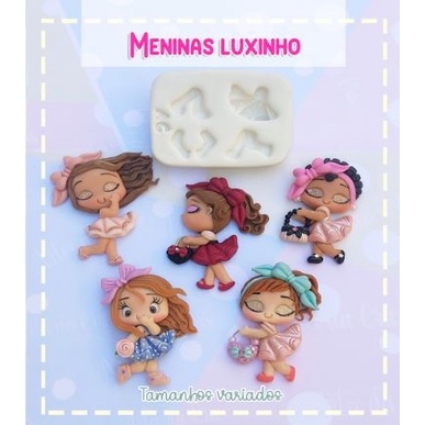 Molde Meninas Luxinho - Arte da Cris revendedor Autorizado