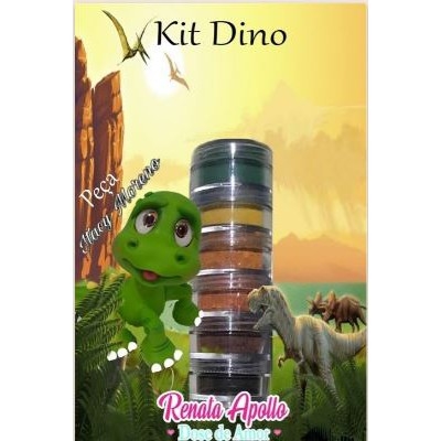 Kit Pó magico Dino Opaco Renata Apollo(Pos magicos finalizadores)