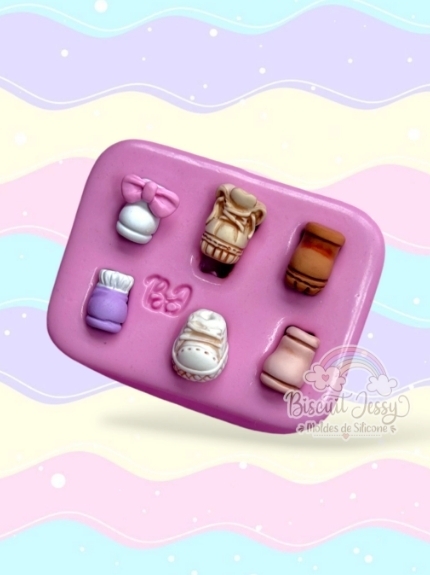 Molde Botinhas 2 -Biscuit Jessy