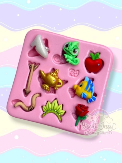 Molde Miniaturas Para Princesas 2-Biscuit Jessy
