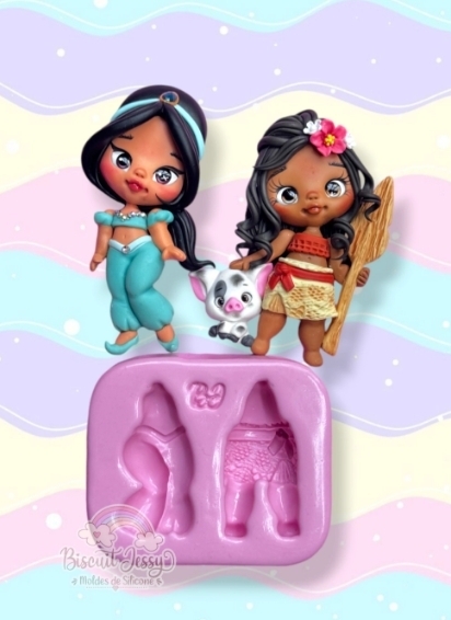 Molde Princesinhas-Biscuit Jessy