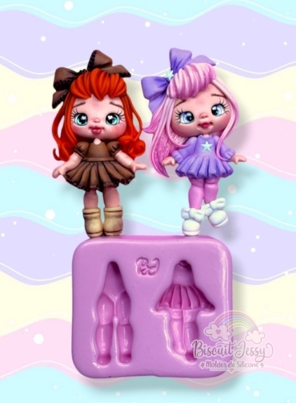 Molde Corpinhos Cute 3-Biscuit Jessy