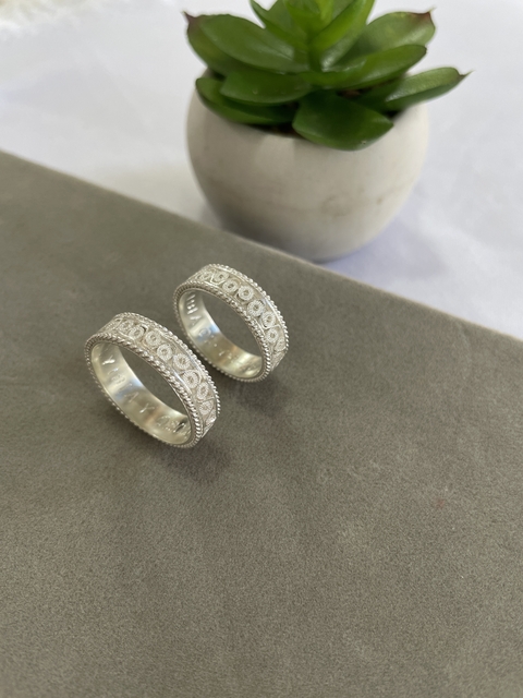Anillos matrimonio en filigrana bajo pedido