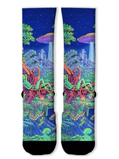 Meia Divertida e Colorida - Alien 2 - comprar online