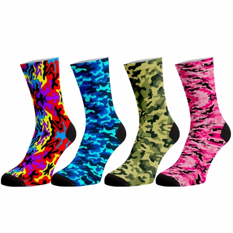 Kit Meias Fun Camuflada