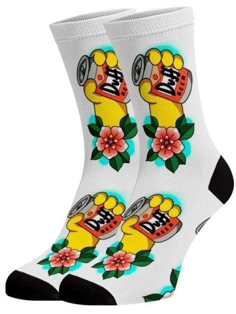 Meia Divertida e Colorida - Duff