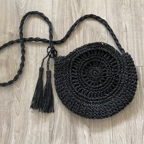 Bandolera RAFIA negra