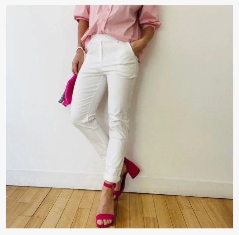 Babucha NIZA Blanca - comprar online