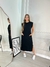 Vestido Midi Muscle Tee Preto - Lu e Lu Moda Feminina