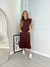 Vestido Midi Muscle Tee Marrom - comprar online