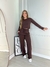 Conjunto Moletinho Bariloche Marrom - Lu e Lu Moda Feminina