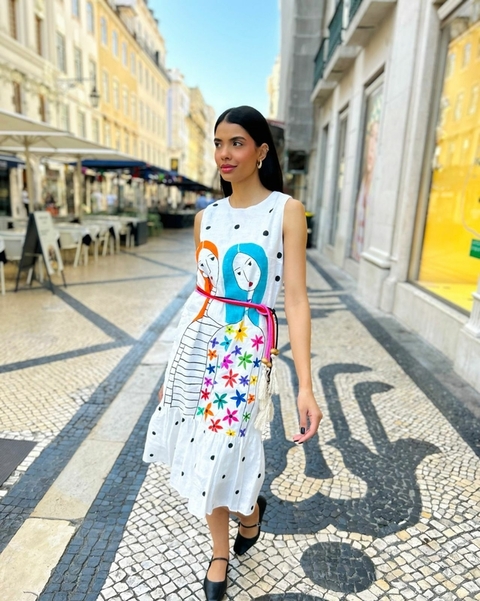 VESTIDO AMÁLIA - ALGODÃO