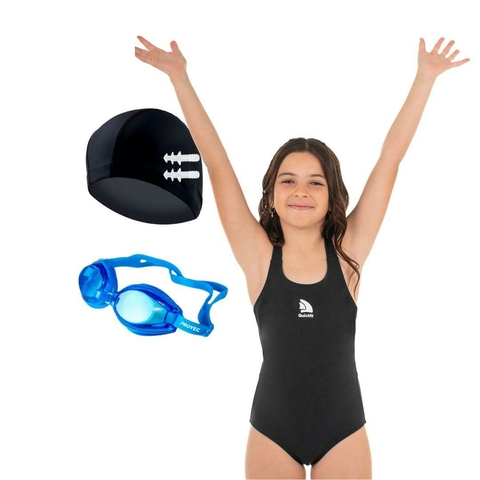 Combo Malla Nena Deportiva + Antiparras + Gorro - 1110 - comprar online