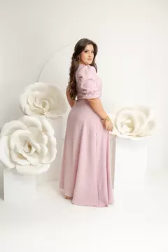 VESTIDO KAROL LONGO - DUNA LINHO - By Mari Sabino