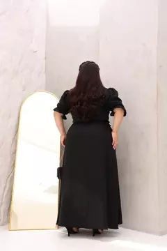 VESTIDO KAROL LONGO - DUNA LINHO PLUS - By Mari Sabino