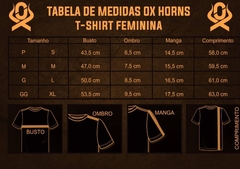 T-SHIRT OX HORNS FEMININA BÁSICA PRETA - comprar online