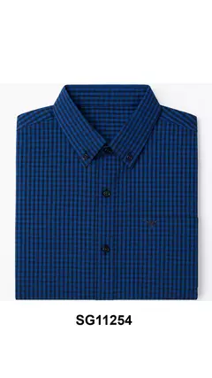 CAMISA MASCULINA XADREZ MANGA CURTA 100% ALGODÃO na internet