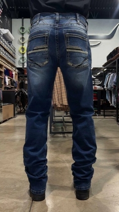 CALÇA DOCK'S MASCULINA BORDADO PRETO XTREME ROCK RELAXED na internet