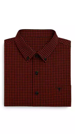 CAMISA MASCULINA XADREZ MANGA CURTA 100% ALGODÃO - loja online