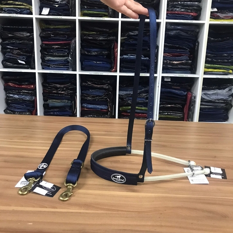 KIT GAMARRA E CABO DE GAMARRA AZUL MARINHO BOOTS HORSE