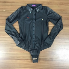 BODY MAVOLLE PROTEÇÃO UV CHUMBO STRASS TECNOLOGIA ESPORTIVA