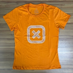 CAMISETA FEMININA TXC LARANJA SLIM FIT CUSTOM ESTAMPADO XXX - comprar online