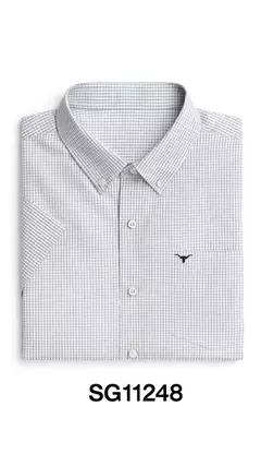 CAMISA MASCULINA XADREZ MANGA CURTA 100% ALGODÃO - loja online