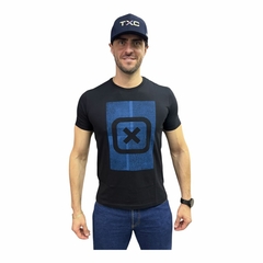 CAMISA TXC MASCULINA REGULAR CLASSIC ESTAMPADA PRETO