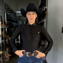 BODY MAVOLLE PROTEÇÃO UV PRETO STRASS TECNOLOGIA ESPORTIVA - comprar online