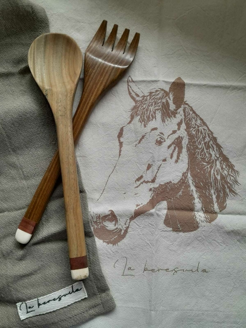 SET DE REPASADORES CABALLO BEIGE