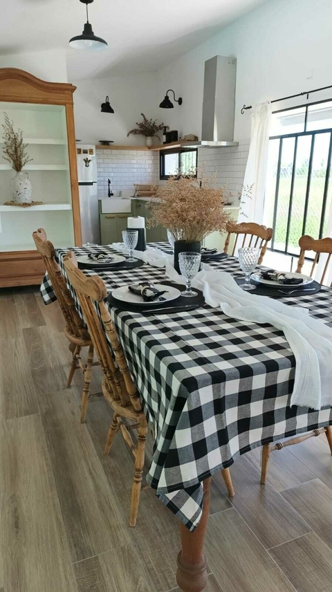 MANTEL TUSOR PICNIC NEGRO